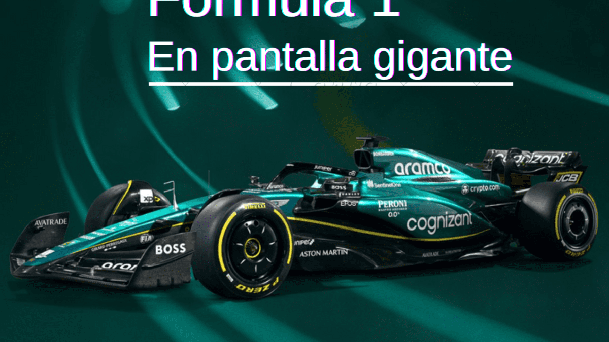 Fórmula 1 en pantalla gigante